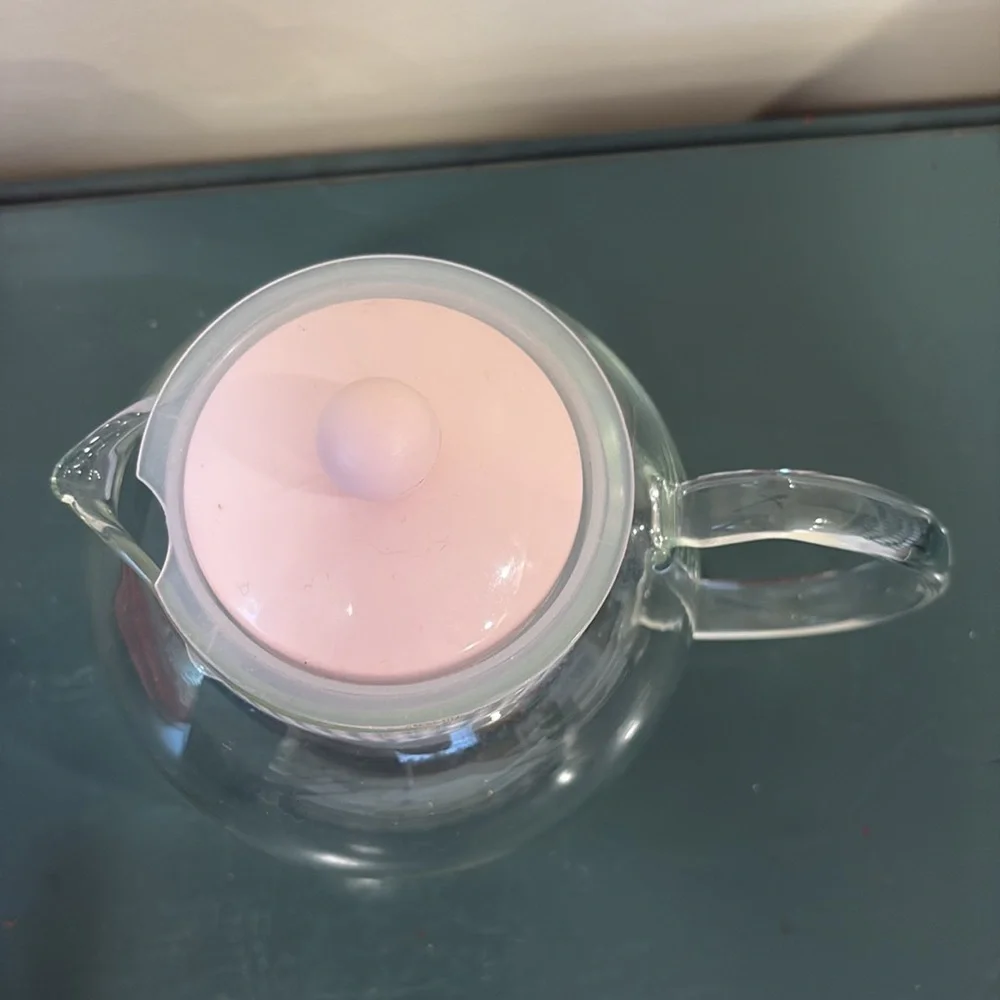 Vintage BODUM Assam Tea Press with Pink Lid and Infuser. - Picture 2 of 6